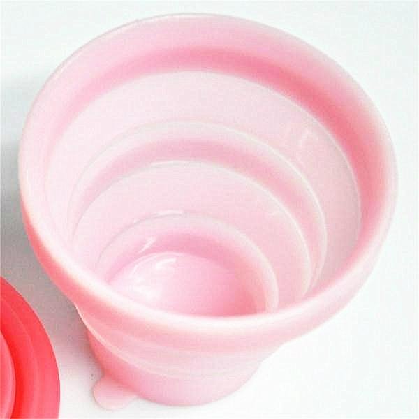 Food Grade Collapsible Sterilising Foldable Silicone Water Cup 2