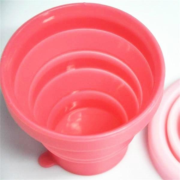Food Grade Collapsible Sterilising Foldable Silicone Water Cup 5