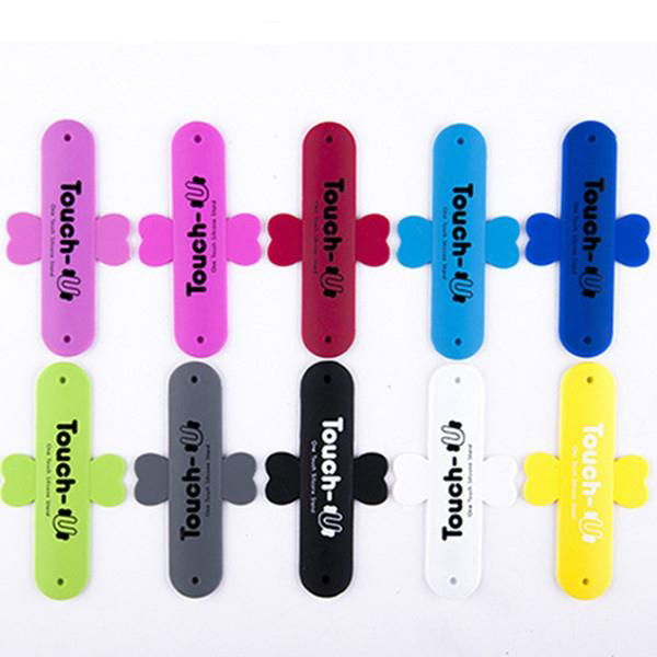 Factory Price Silicone Touch U Mobile Phone Stand for Apple iPhone 5S 5