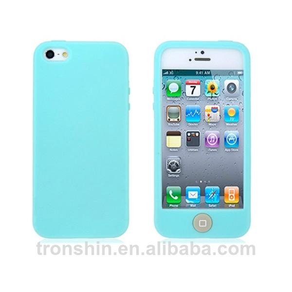 HOT SALE DIY Jelly Bean Soft Silicone Protective Mobile Phone Case for iPhone 5S