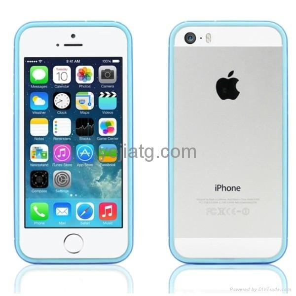 HOT SALE High Quality Super Fit TPU Protective Bumper for Apple iPhone 5/ 5S 2