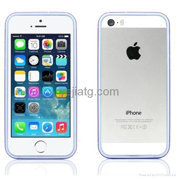 HOT SALE High Quality Super Fit TPU Protective Bumper for Apple iPhone 5/ 5S 3