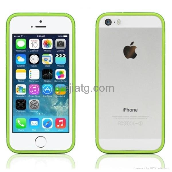 HOT SALE High Quality Super Fit TPU Protective Bumper for Apple iPhone 5/ 5S 4