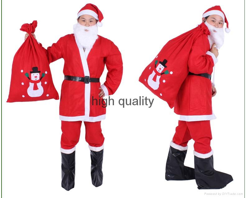 2014 Santa Clause Costumes cheap theatrical costume 4