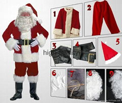 2014 Santa Clause Costumes cheap theatrical costume