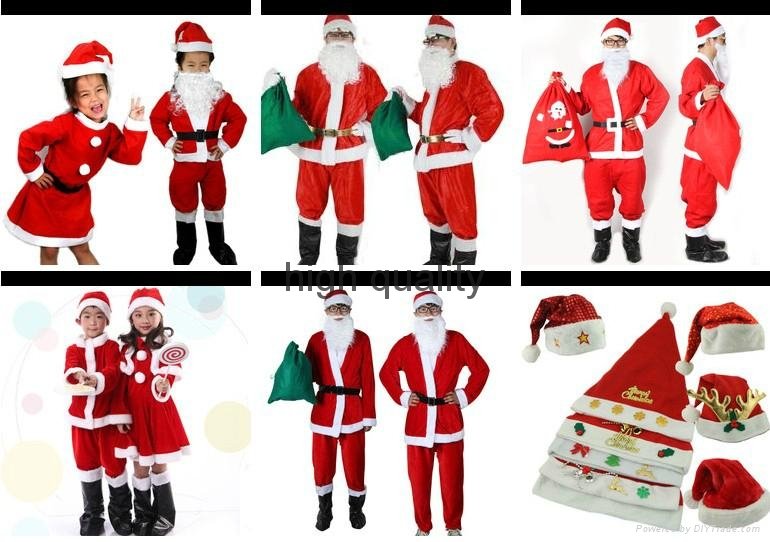 2014 Santa Clause Costumes cheap theatrical costume 5
