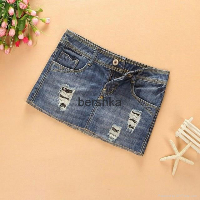 casual Women Denim female Shorts women clothes Hole Jean Shorts  4