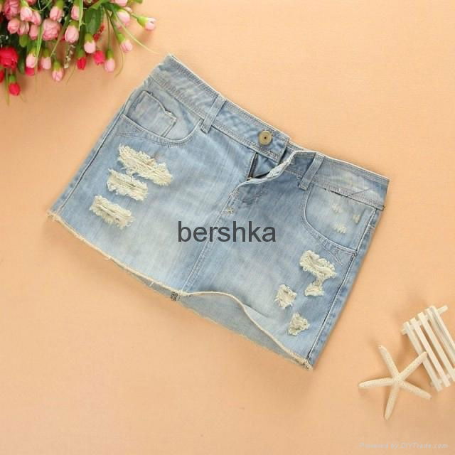 casual Women Denim female Shorts women clothes Hole Jean Shorts  5