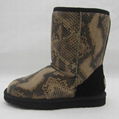 5825 Australian sheepskin wool-one, camouflage colors snow boots