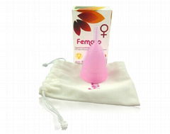 Feminine Hygiene Product  Medical Grade Silicone Menstrual Lady Cup