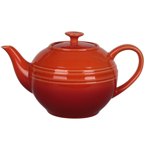ceramic glazed tea pot 2