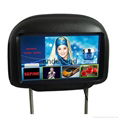 Ptaxi009g 9 Inch LCD Headrest Taxi Advertising Player with 3G 3