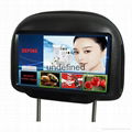 Ptaxi009g 9 Inch LCD Headrest Taxi Advertising Player with 3G 4
