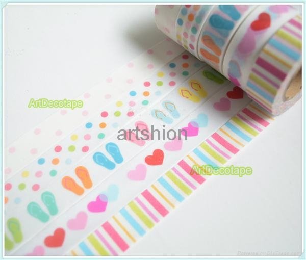 Washi paper tape adhesive tape sticker  4