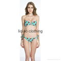 Geometric Print Swimsuit - Green Diamond