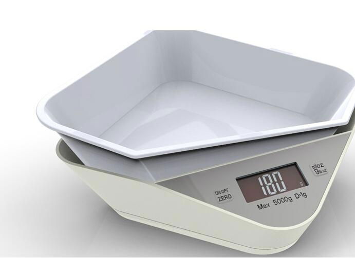 digital kitchen scale with bow. 3