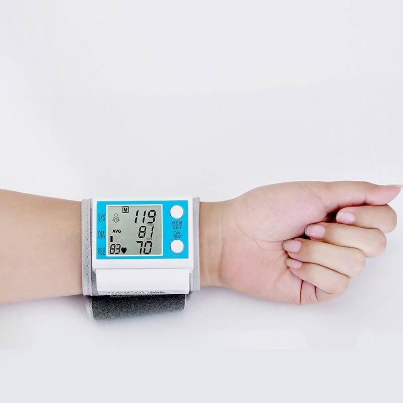 digital electronic automatic wrist blood pressure monitor  2