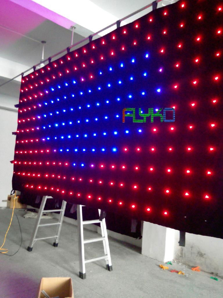 new product flexible & soft led curtain on china market 2