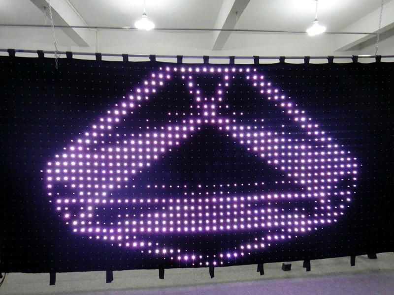 P10 Indoor Flexible LED Curtain/ Programmable LED Curtain  3