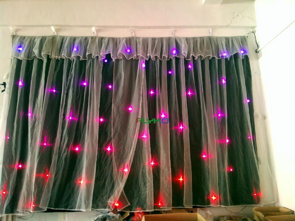 low price led star curtain on china market 3