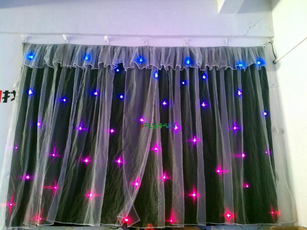 low price led star curtain on china market 4