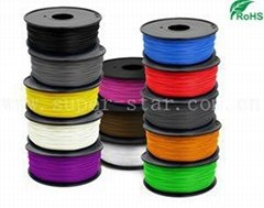 3d printer filament  with high quality  1.75 mm/3.00 mm for  1kg PLA/ABS 