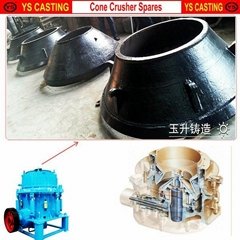 Cone crusher mantle