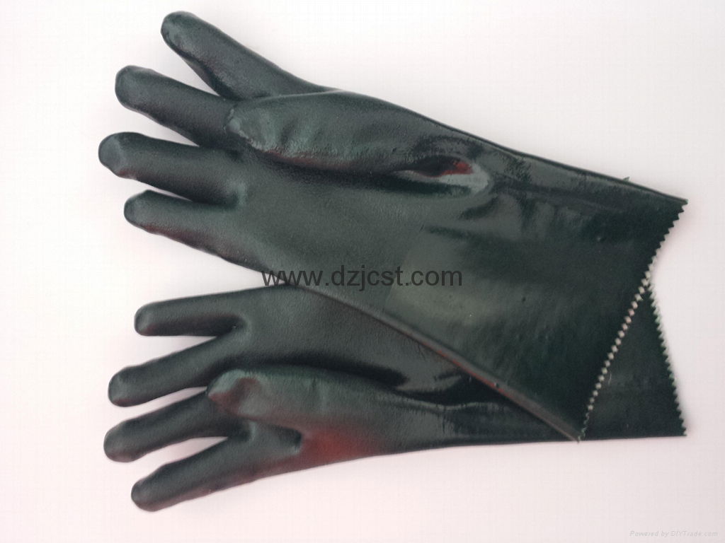 JC1108 jersey liner PVC gloves 3