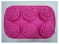 Hot sale funny shape silicone cake mould various colors 1