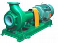 Fluorine lining pump