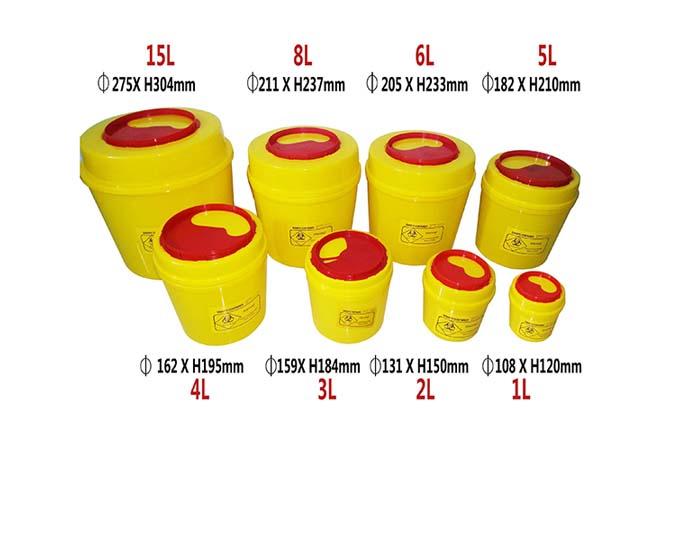 Barrel sharp-box pressure type for disposable medical waste 2