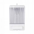 2019 Hot Sell Plastic 1000ML capacity Transparent Liquid Soap Dispenser