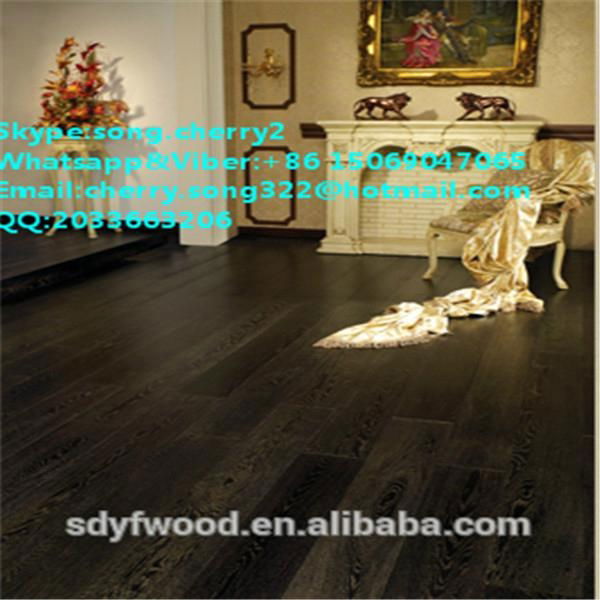 HDF U-groove high glossy laminate flooring 2