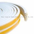 Rubber seal strip for doors and windows