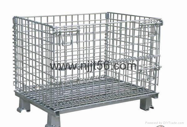 Folding Wire Mesh Container