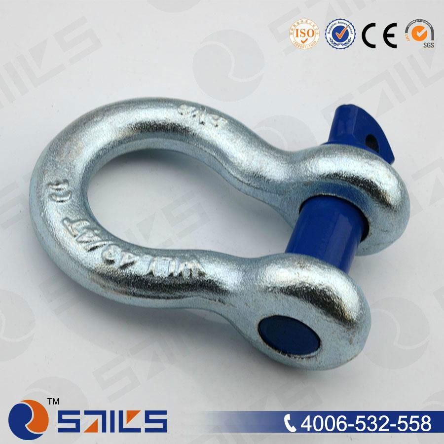 alloy steel forged anchor shackle G209