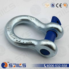 alloy steel forged anchor shackle G209