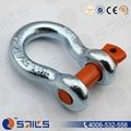 alloy steel forged anchor shackle G209 4