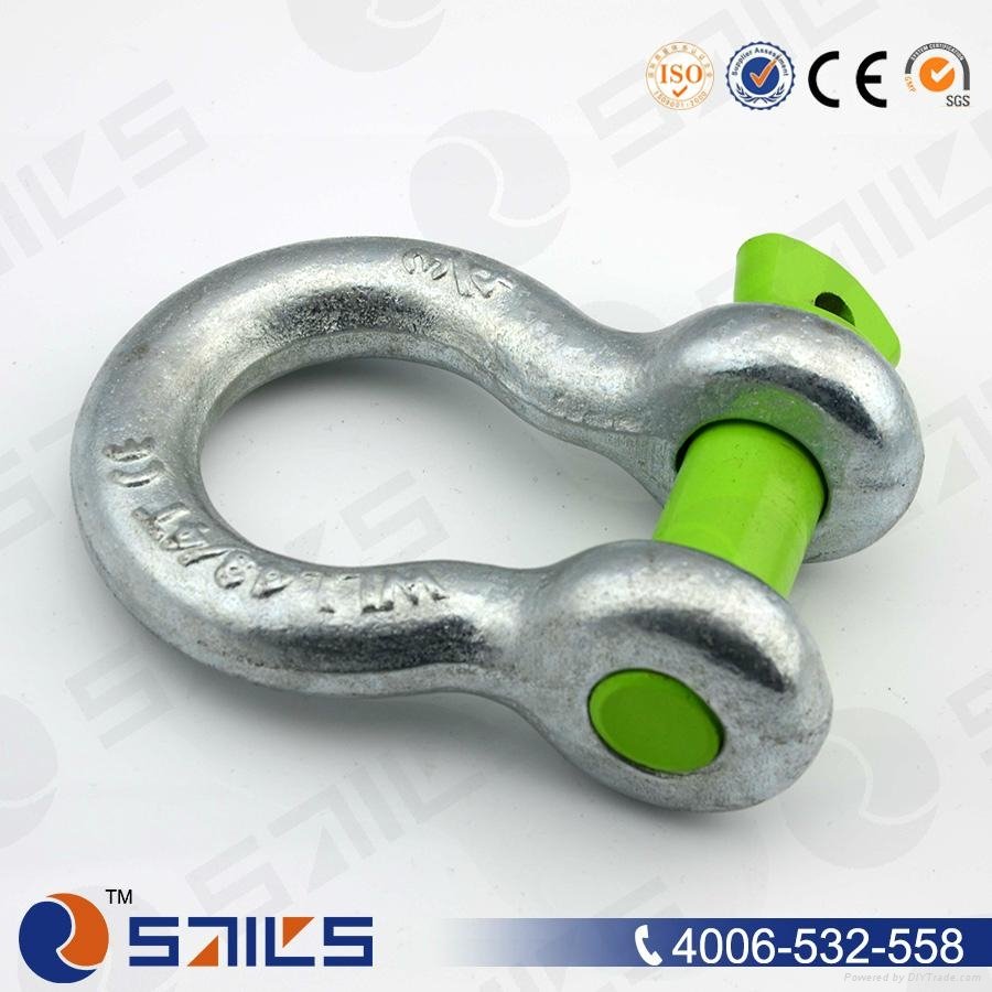 alloy steel forged anchor shackle G209 3