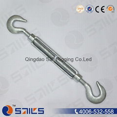 US type galvanized drop forged turnbuckle 