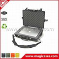 Shockproof Waterproof Pelican Style Fiberglass Plastic Portable Laptop Case