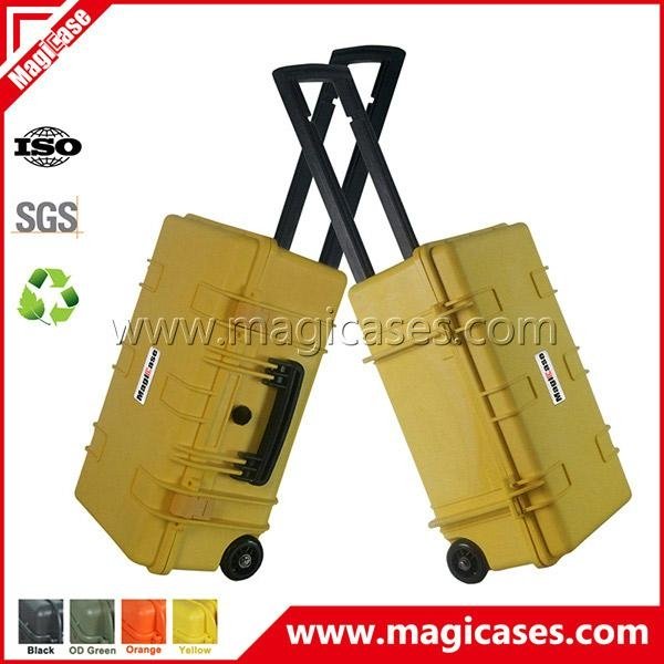 Hard Plastic anti-crush l   age outdoor Transport cases with wheels