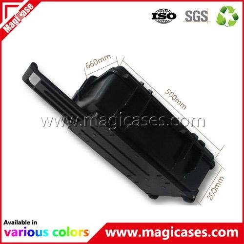 Injection Molded Engineering Plastic Watertight Wheeled L   age Case