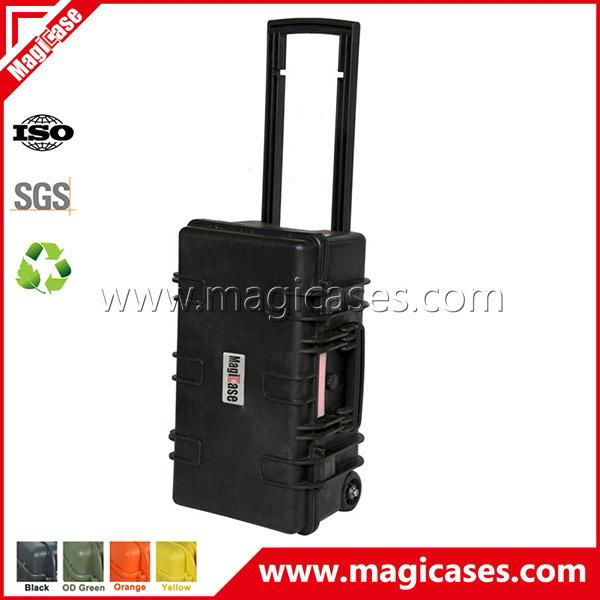 Crushproof Watertight Hard Plastic Wheeled Photography Camera Cases 2