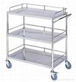 Stainless Steel Three Layer Trolley  1