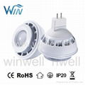 COB 5W 7W MR16 GU10 dimmable LED Spotlight 5