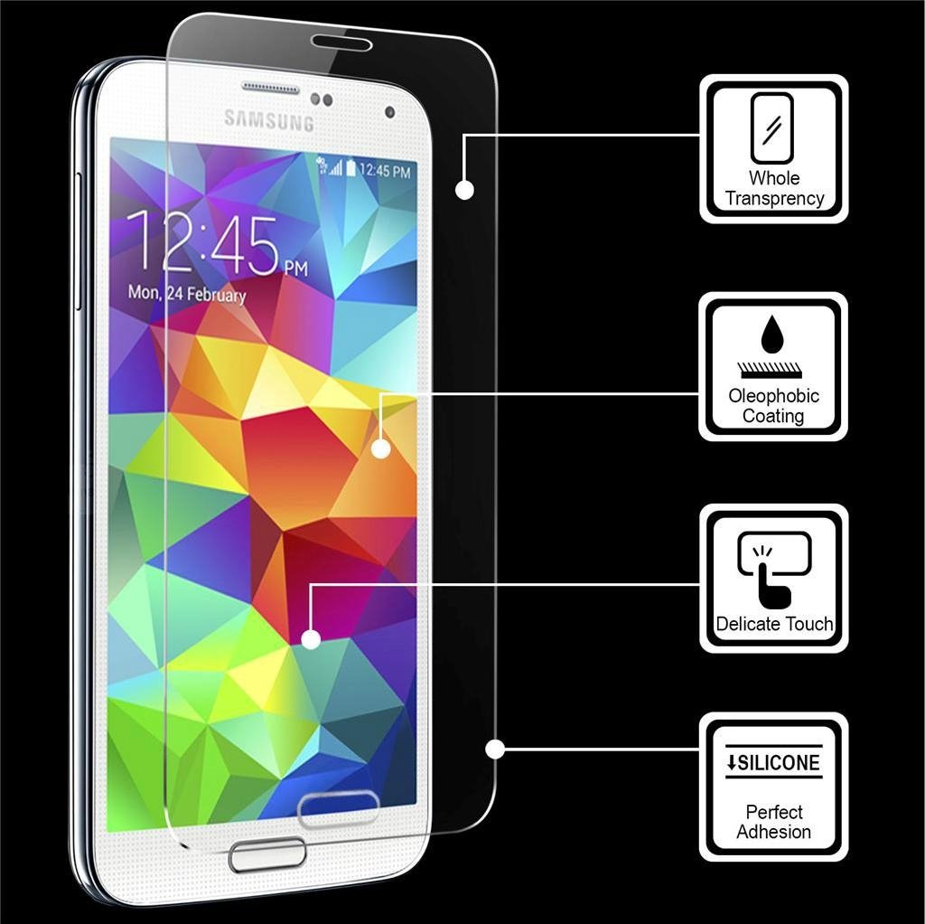 Premium Real Tempered Glass Screen Protector Film for Samsung NOTE4 2