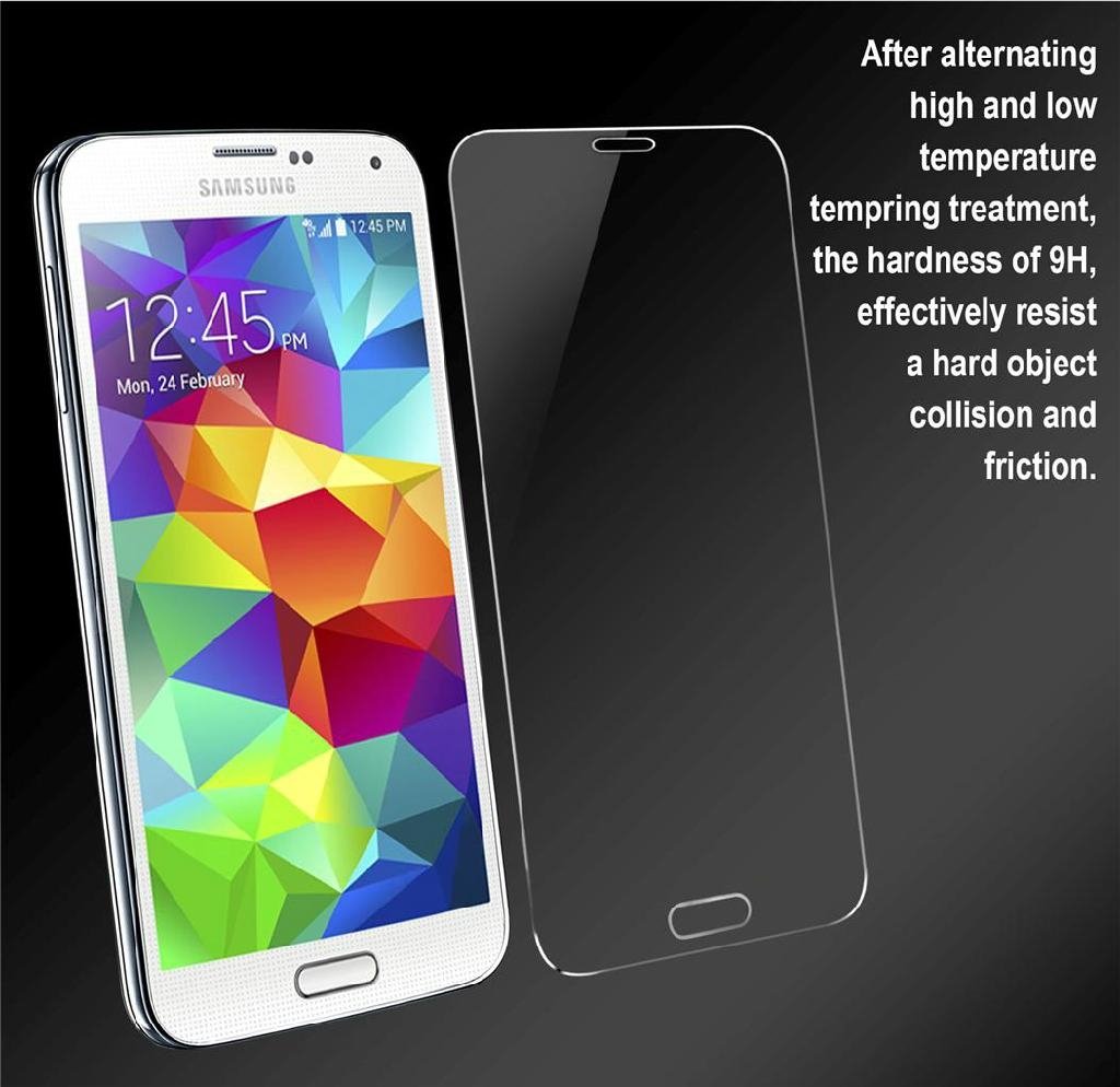 Premium Real Tempered Glass Screen Protector Film for Samsung NOTE4 3