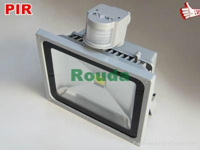 10w 20w 30w 50w led pir floodlight epistar led pir rgb,led pir 3