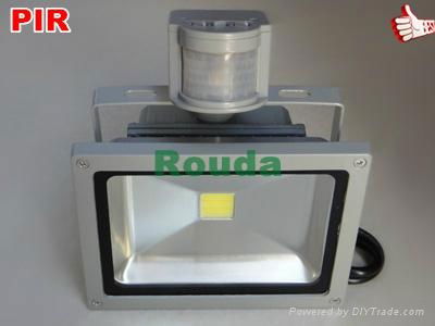 10w 20w 30w 50w led pir floodlight epistar led pir rgb,led pir 4